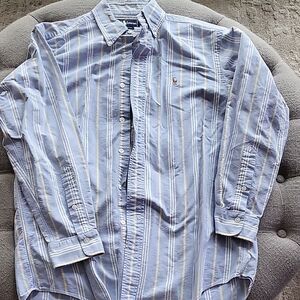 Polo Ralph Lauren Light Blue Striped Shirt